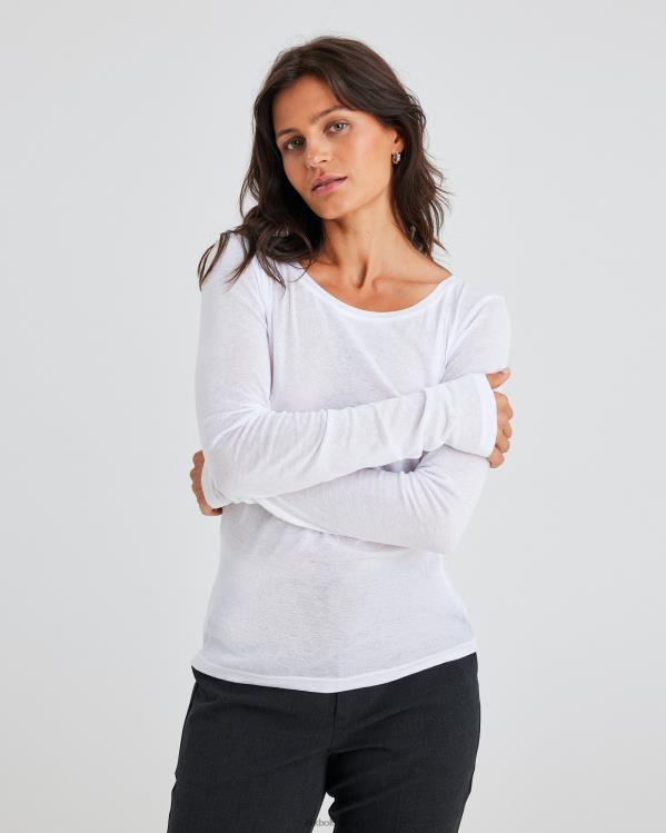 Tl höchste Schichtung Bik Bok Kleidung D0T2X241 Weiß