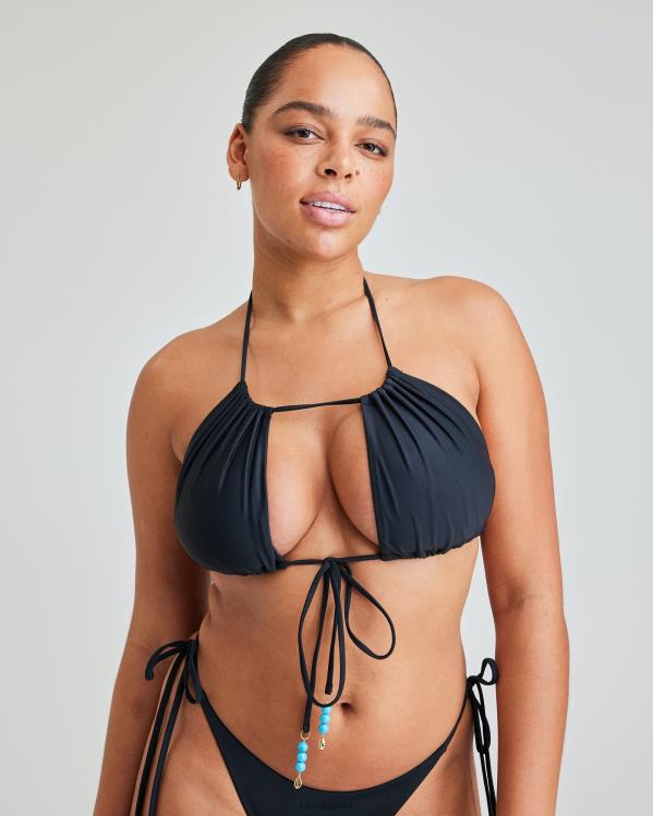 IW Portefino Charm-Top Bik Bok Kleidung D0T2X356 Schwarz