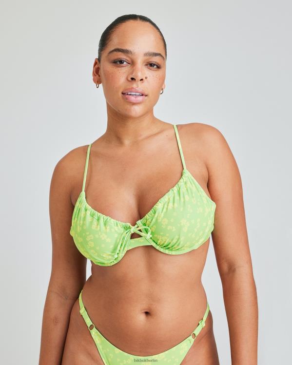 Ich habe ein versunkenes Oberteil Bik Bok Kleidung D0T2X386 Apfelgrün