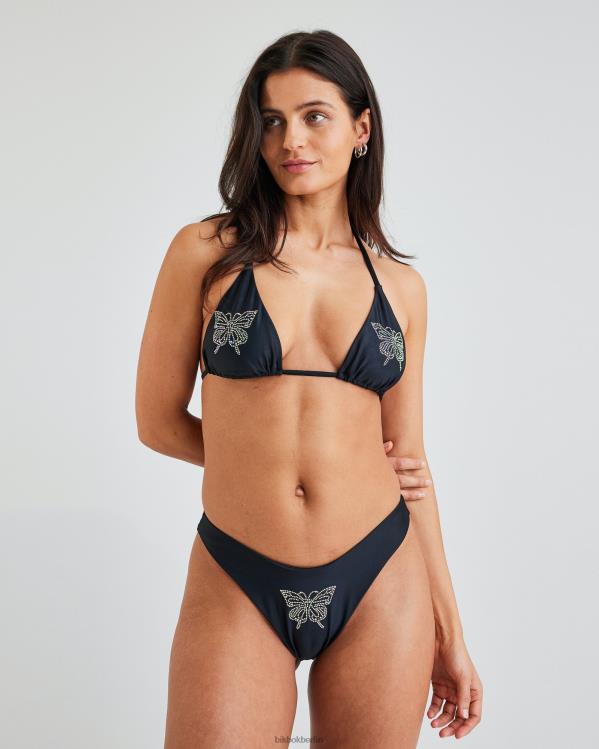 Ich habe noch einen höheren Strass-Bot Bik Bok Kleidung D0T2X339 Schwarz