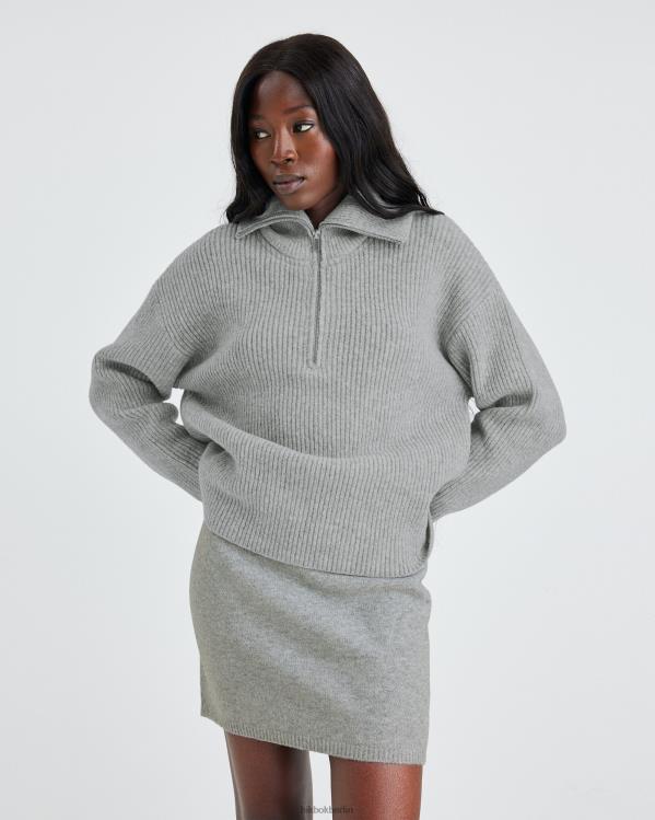 dks bleiben zusammen Bik Bok Kleidung D0T2X447 graue Melange