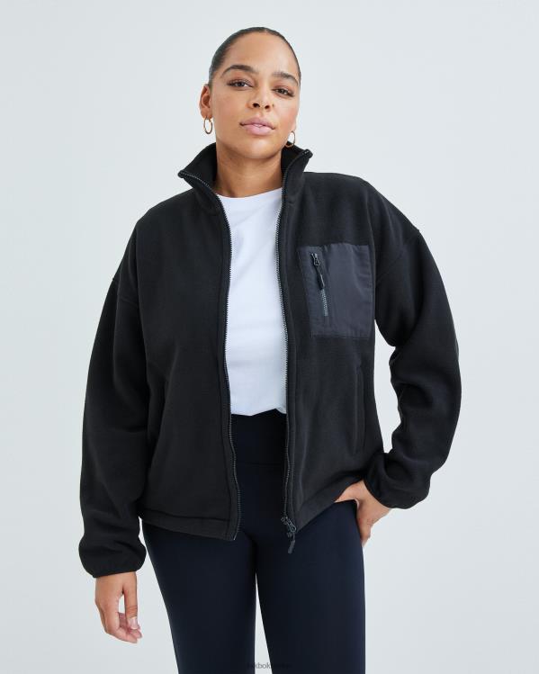 SJ-Fleecejacke Bik Bok Kleidung D0T2X97 Schwarz