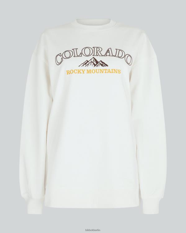 Sh übergroßer Rundhalsausschnitt Bik Bok Kleidung D0T2X122 cremefarben