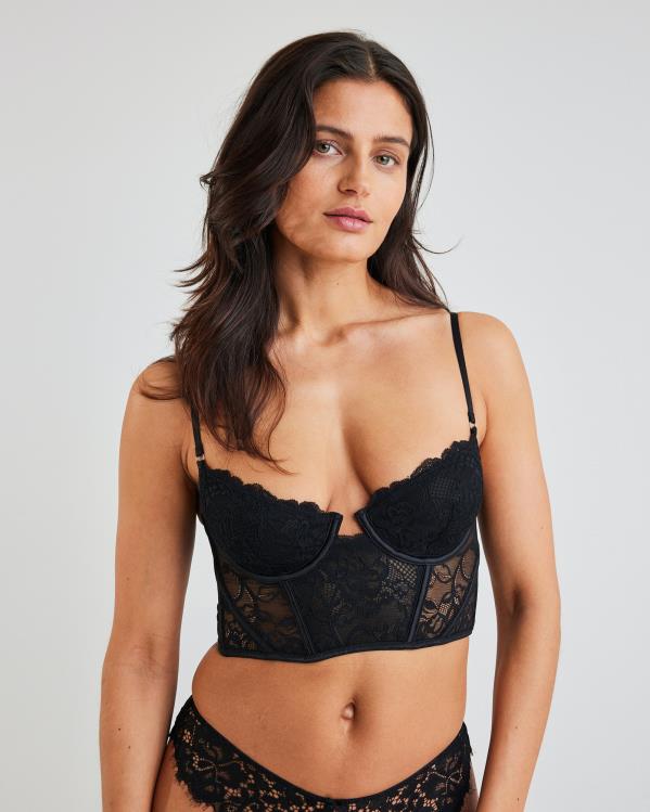 Du bist mein ganzes Herzenskorsett Bik Bok Kleidung D0T2X490 Schwarz