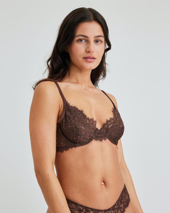 Uw, mein Schicksal, oben Bik Bok Kleidung D0T2X491 Schokolade